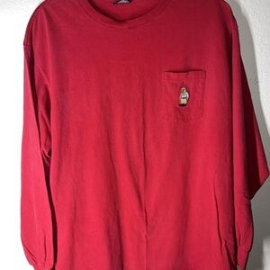 VTG Polo by Ralph Lauren Red Long Sleeve Tee